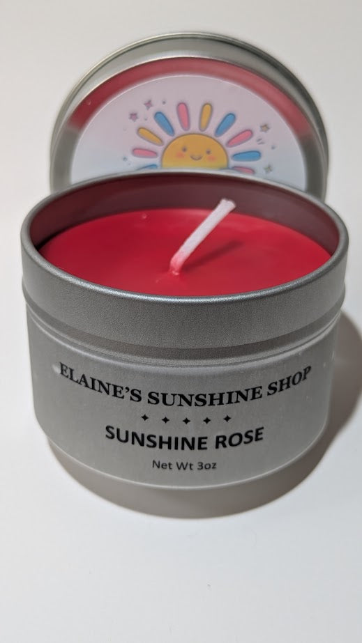 Sunshine Rose - Mini Candle (3 oz)