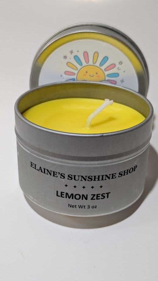 Lemon Zest - Mini Candle (3 oz)