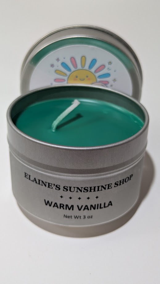 Warm Vanilla - Mini Candle (3 oz)